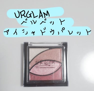 UR GLAM　VELVET EYE COLOR PALETTE バーガンディ/U R GLAM/アイシャドウパレットを使ったクチコミ（1枚目）