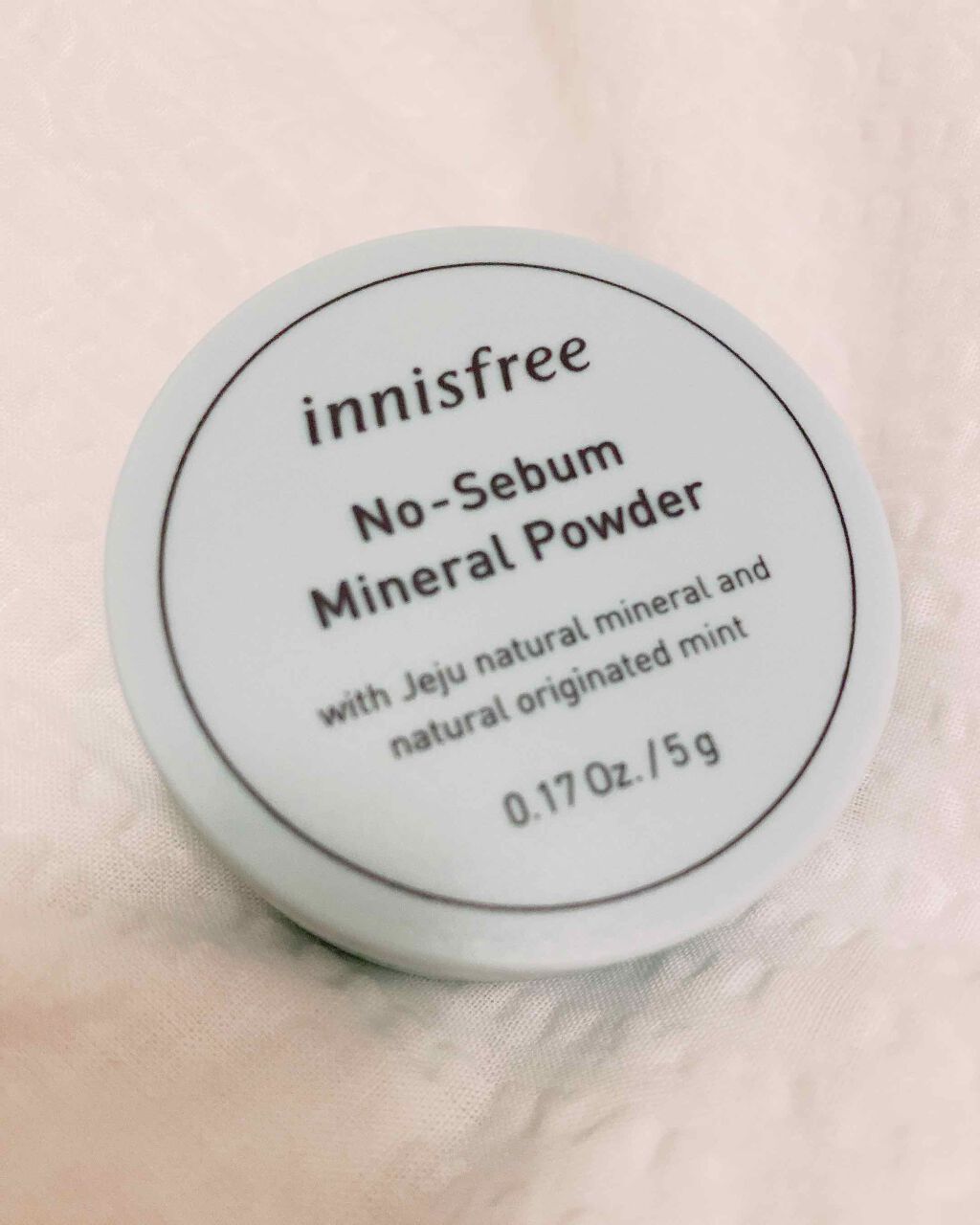 ノーセバム ミネラルパウダー/innisfree/ルースパウダーを使ったクチコミ（1枚目）