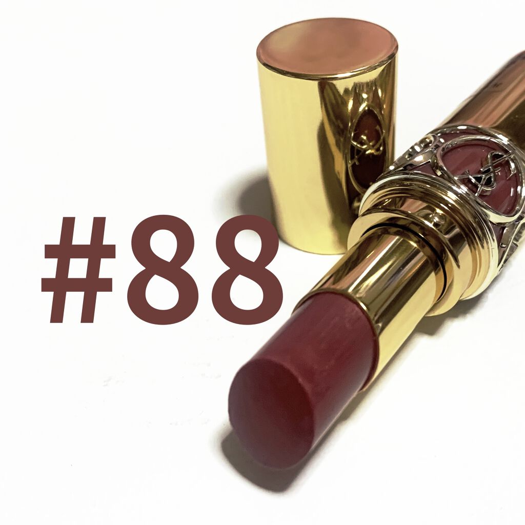 ルージュ ヴォリュプテ シャイン No.80 チリ チュニック/YVES SAINT LAURENT BEAUTE/口紅を使ったクチコミ（3枚目）