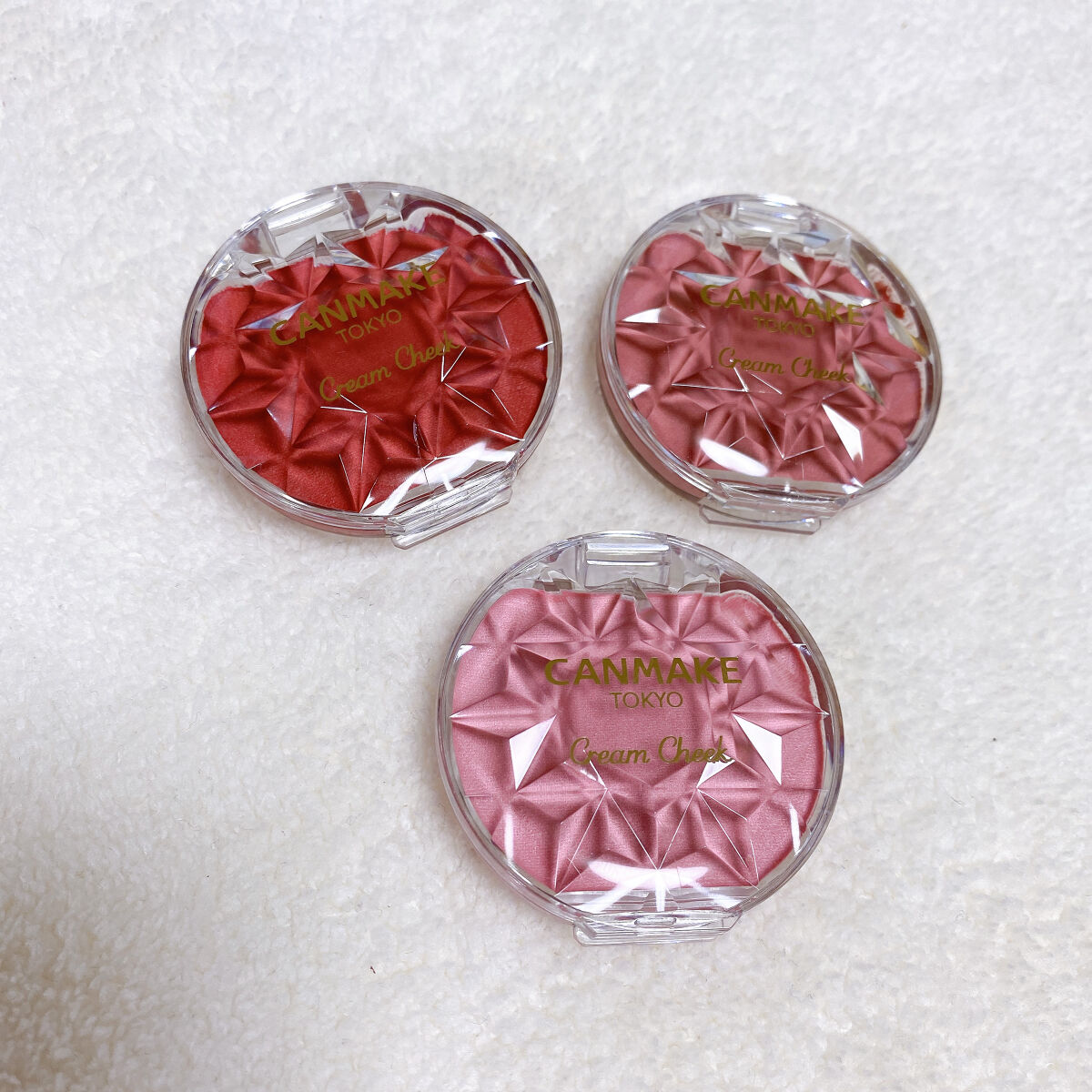 クリームチーク（マットタイプ）/キャンメイク/ジェル・クリームチークを使ったクチコミ（3枚目）