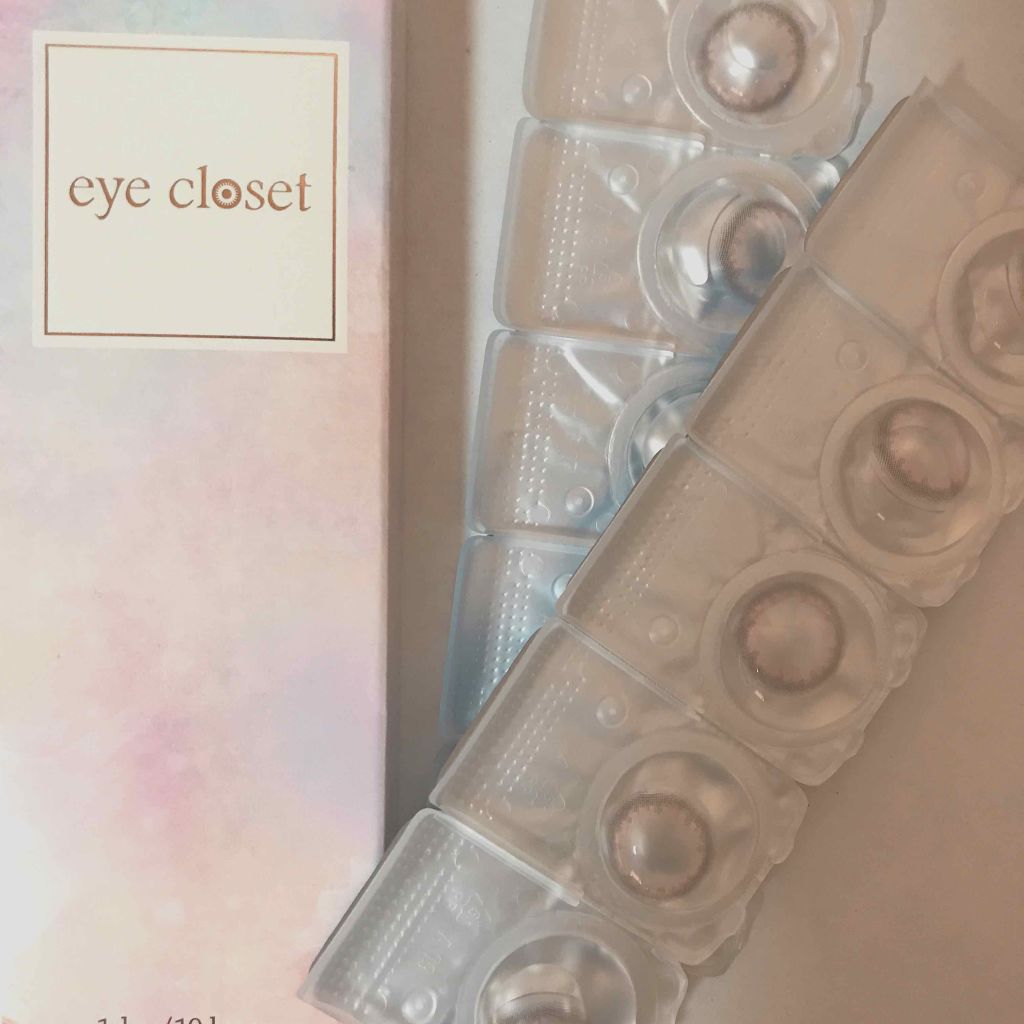 eye closet 1DAY クリアベージュコーラル/EYE CLOSET/ワンデー（１DAY）カラコンを使ったクチコミ（1枚目）