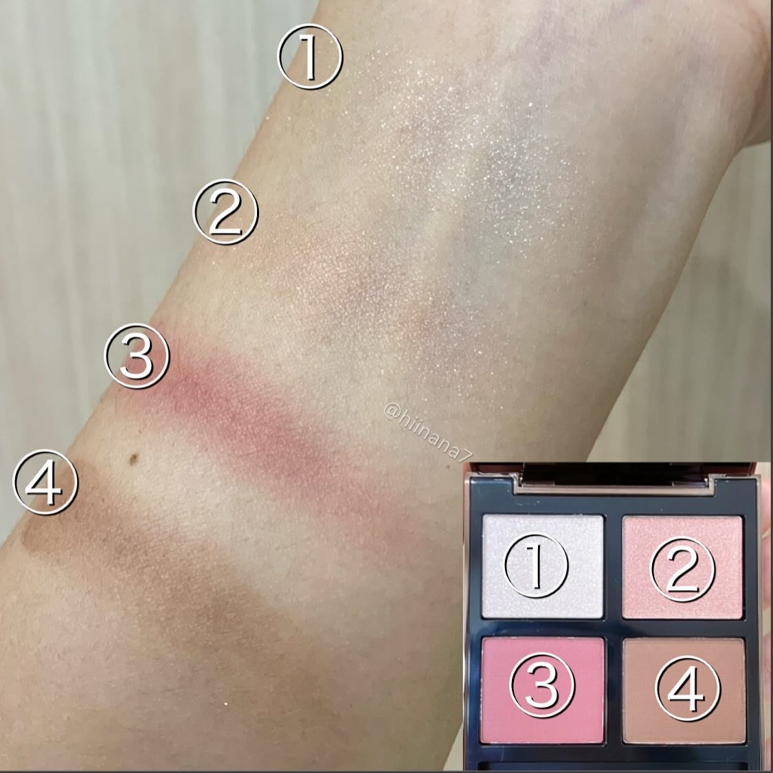 アイ カラー クォード/TOM FORD BEAUTY/アイシャドウパレットを使ったクチコミ（2枚目）