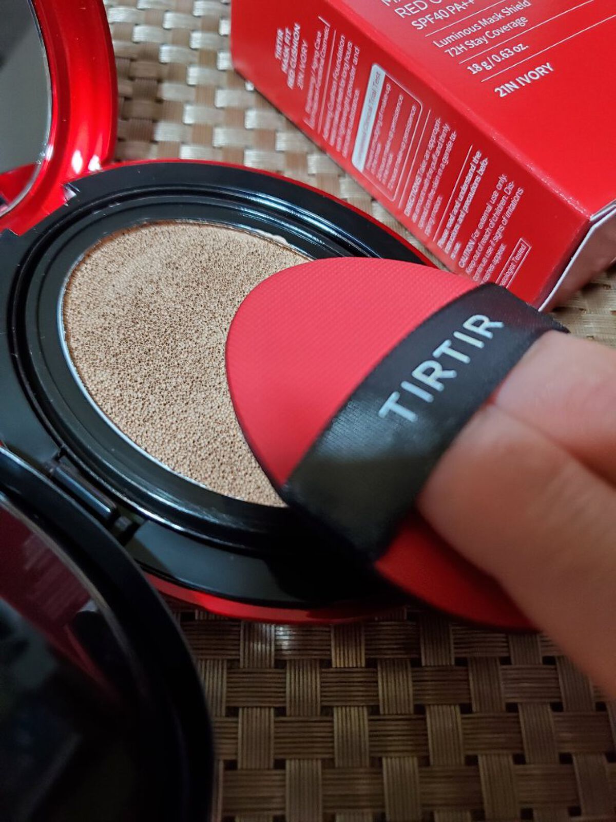 マスク フィット レッド クッション/TIRTIR(ティルティル)/クッションファンデーションを使ったクチコミ（3枚目）
