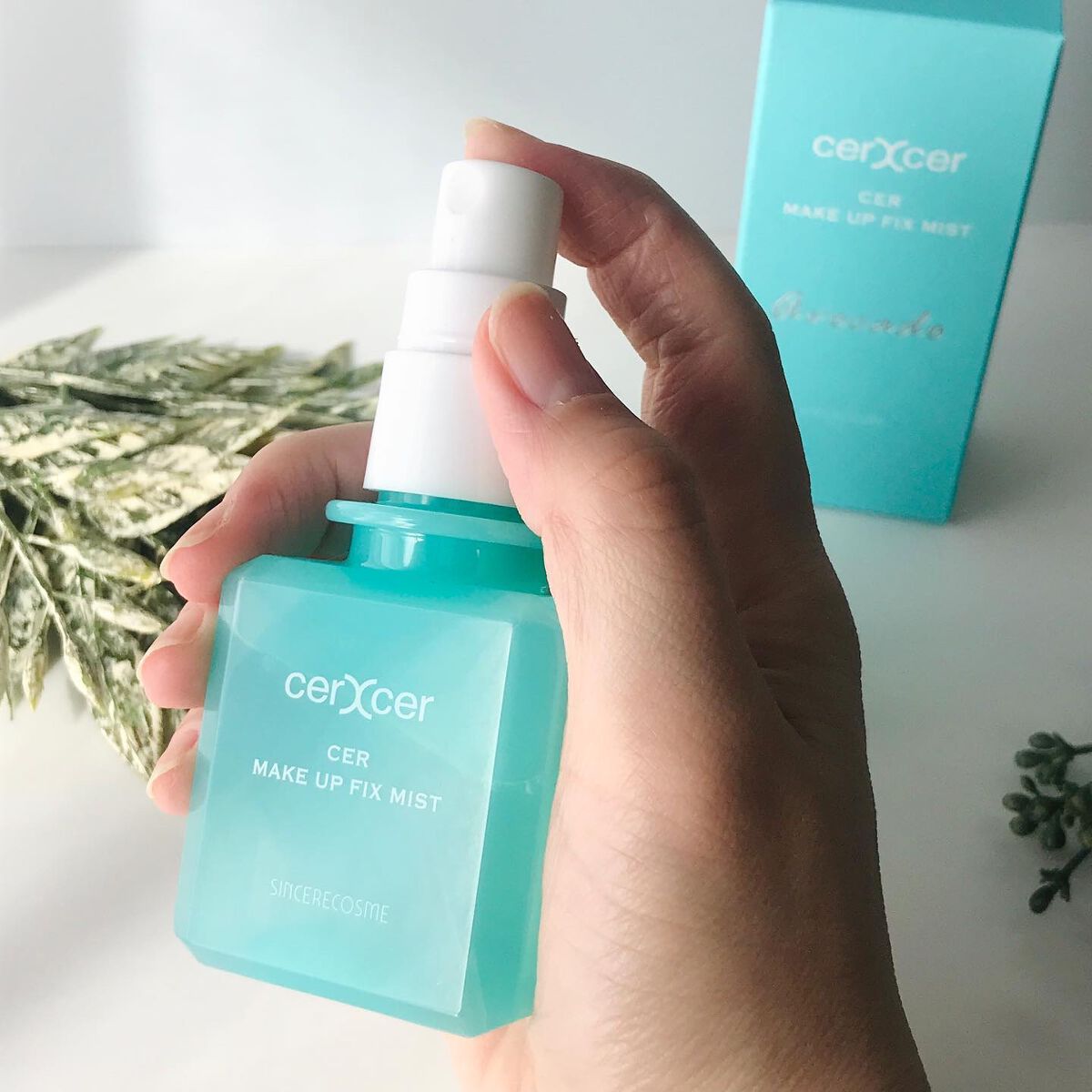 メイクアップフィックスミスト/cerXcer/フィックスミストを使ったクチコミ（3枚目）