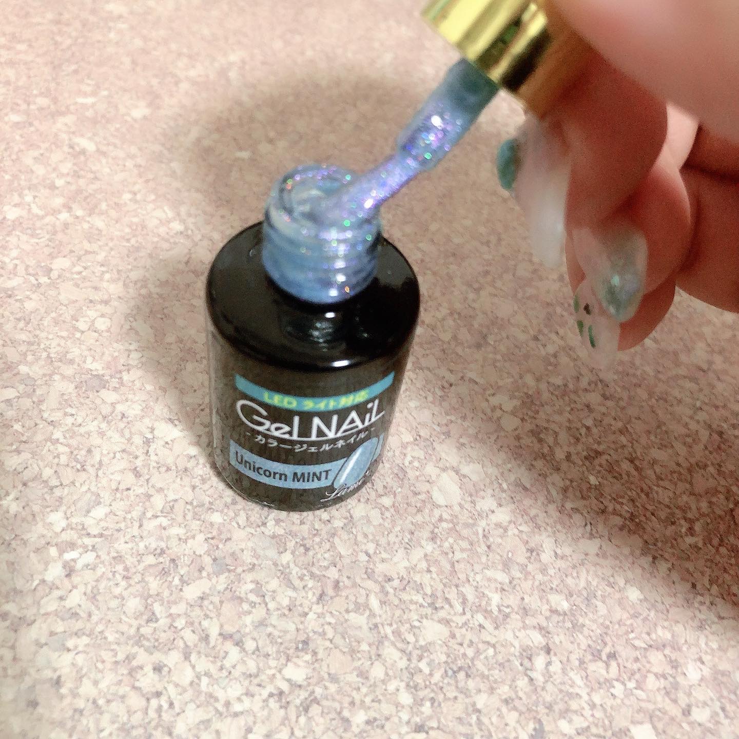 ジェルネイル（ライト対応）/セリア/ジェルネイルを使ったクチコミ（2枚目）