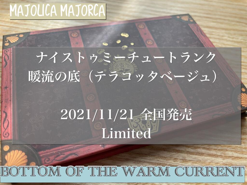 ナイストゥミーチュートランク テラコッタベージュ 暖流の底/MAJOLICA MAJORCA/アイシャドウパレットを使ったクチコミ（1枚目）