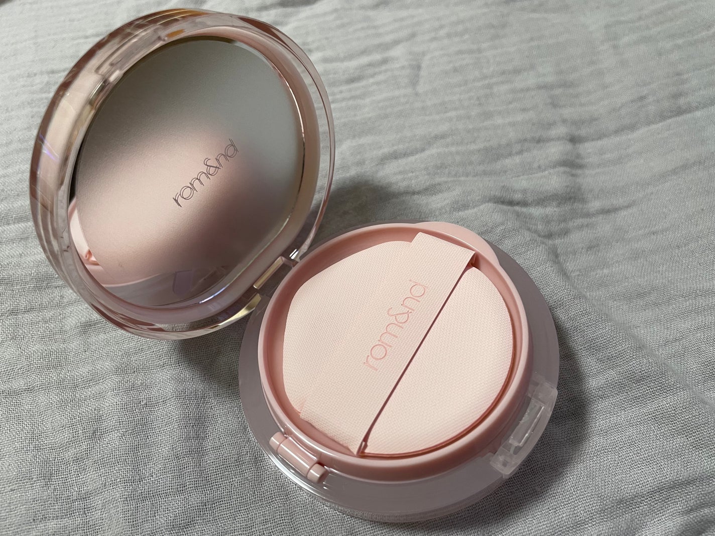 ブルームインカバーフィットクッション/rom&nd/クッションファンデーションを使ったクチコミ(2枚目)