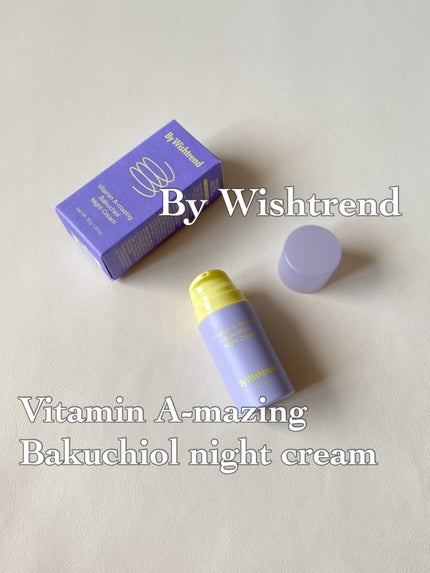 ビタミンA-mazingバクチオールナイトクリーム/By Wishtrend/フェイスクリームを使ったクチコミ(3枚目)