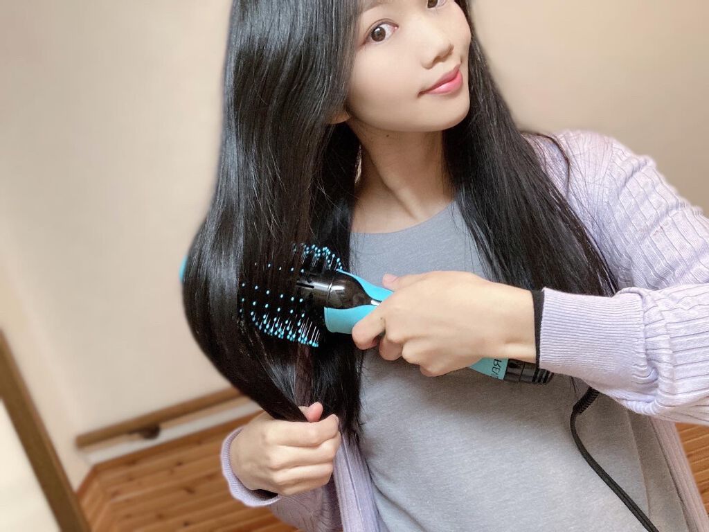 ボリューマイザーヘアードライヤーブラシ/REVLON/ヒートブラシを使ったクチコミ(3枚目)