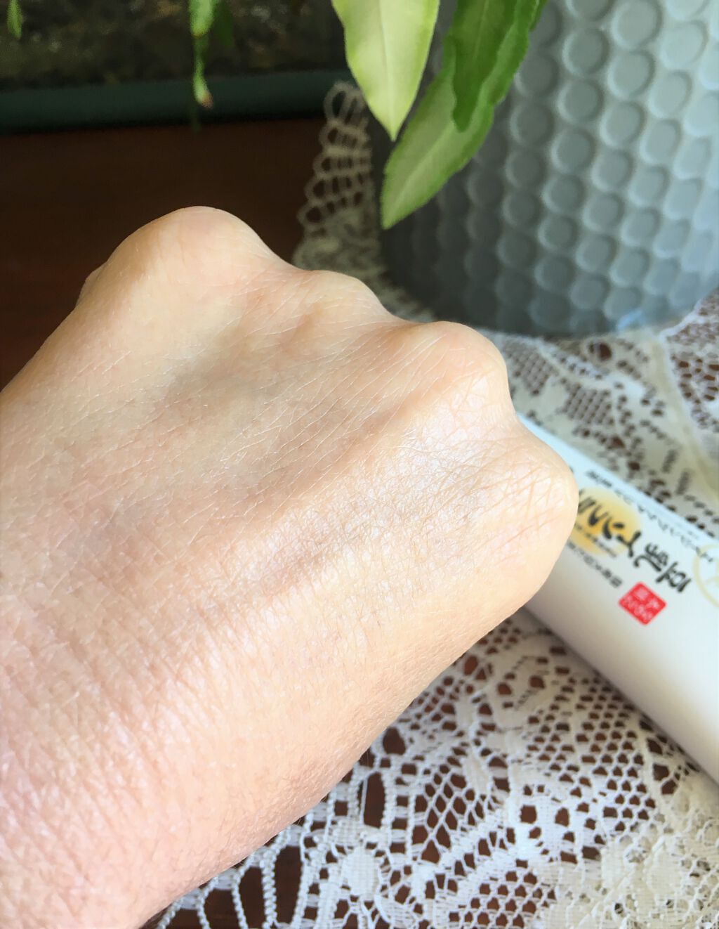 リンクルUV乳液/なめらか本舗/日焼け止めミルクを使ったクチコミ（2枚目）