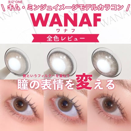 WANAF 1day/WANAF/ワンデー(1DAY)カラコンを使ったクチコミ(1枚目)