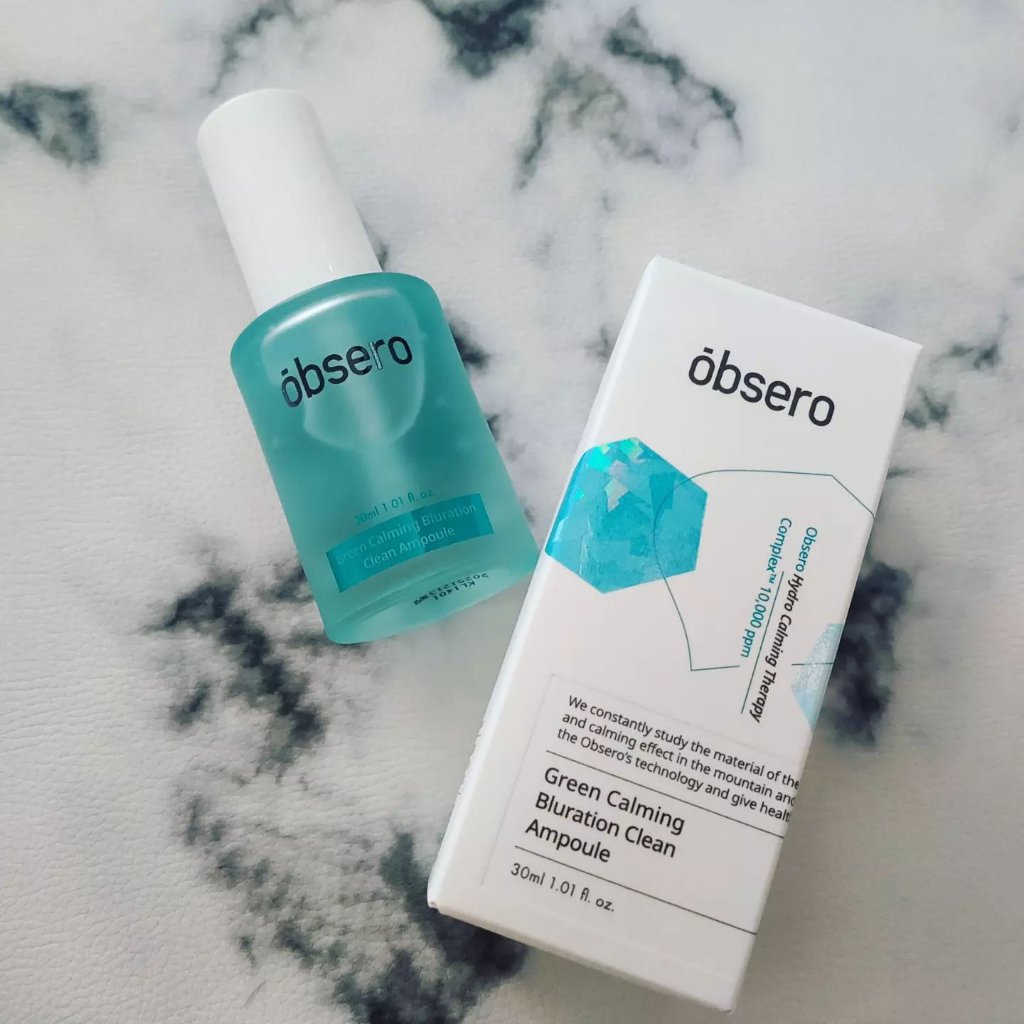 グリーンカーミングブルーレーションクリーンアンプル/obsero/美容液を使ったクチコミ（2枚目）