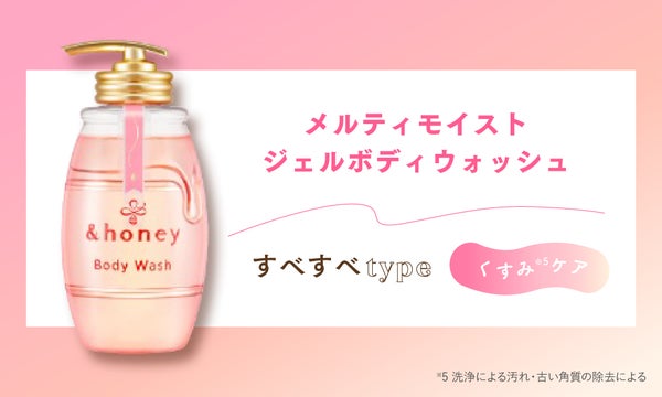 LIPSベスコス1位獲得の&honey泡ボディウォッシュから新作登場。汗・皮脂対策に!の画像