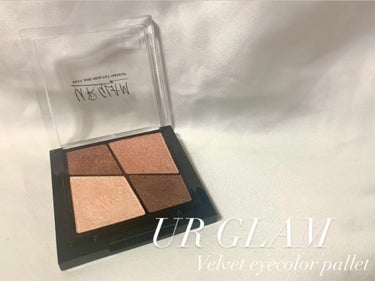 UR GLAM　VELVET EYE COLOR PALETTE/U R GLAM/アイシャドウパレットを使ったクチコミ（1枚目）