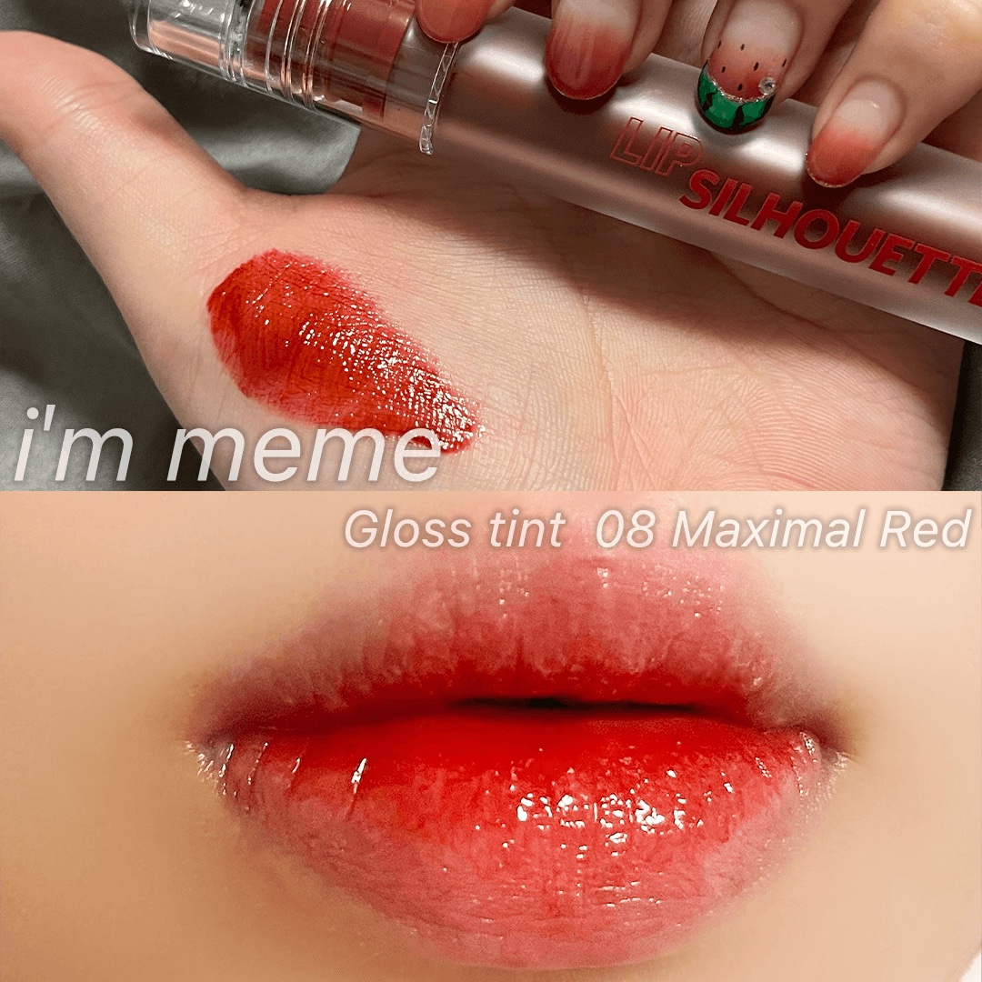 リップシルエットグロスティント/i’m meme/リップティントを使ったクチコミ（3枚目）