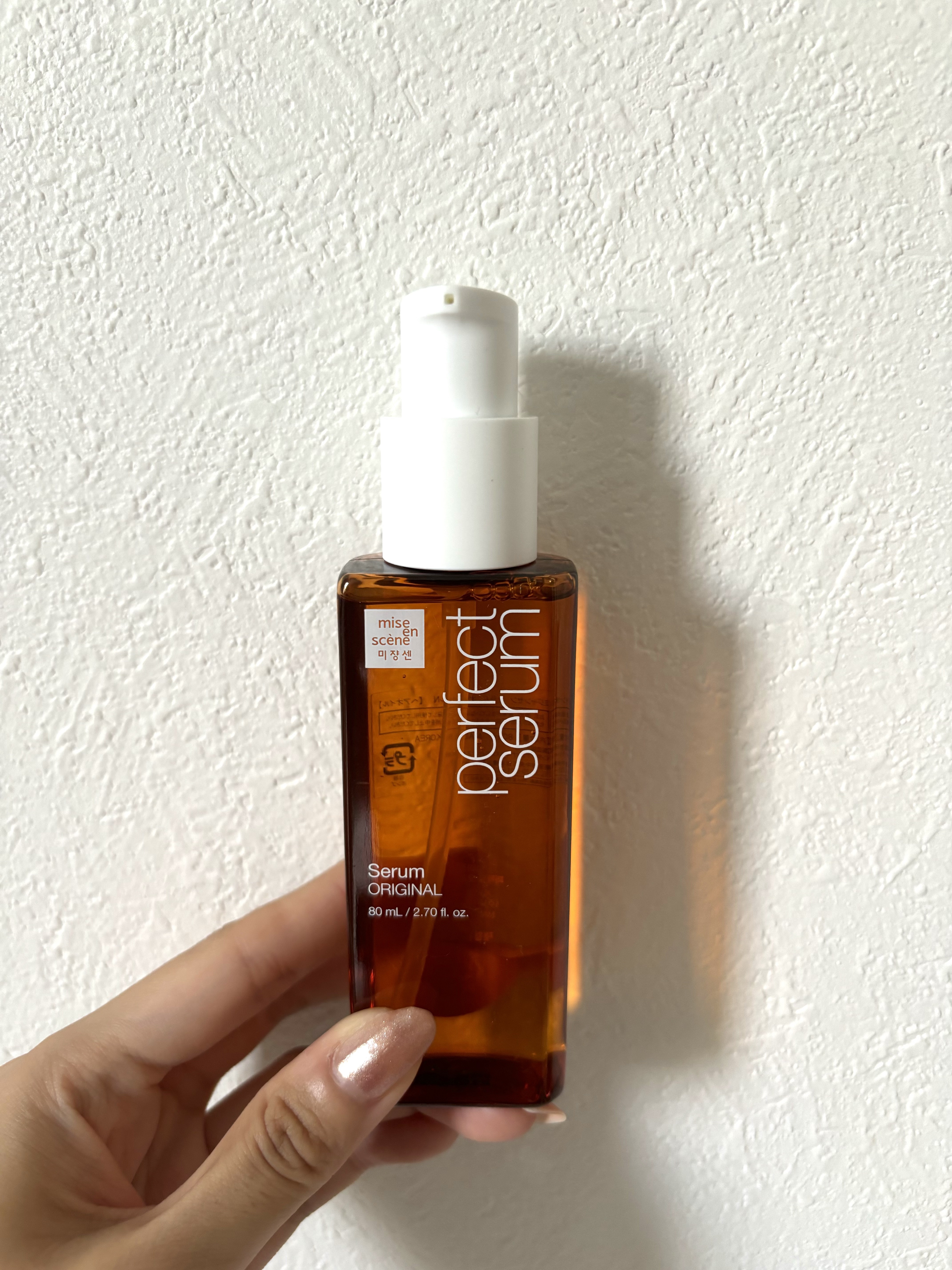  パーフェクトセラム オリジナルセラム/miseenscene/アウトバストリートメントを使ったクチコミ（3枚目）