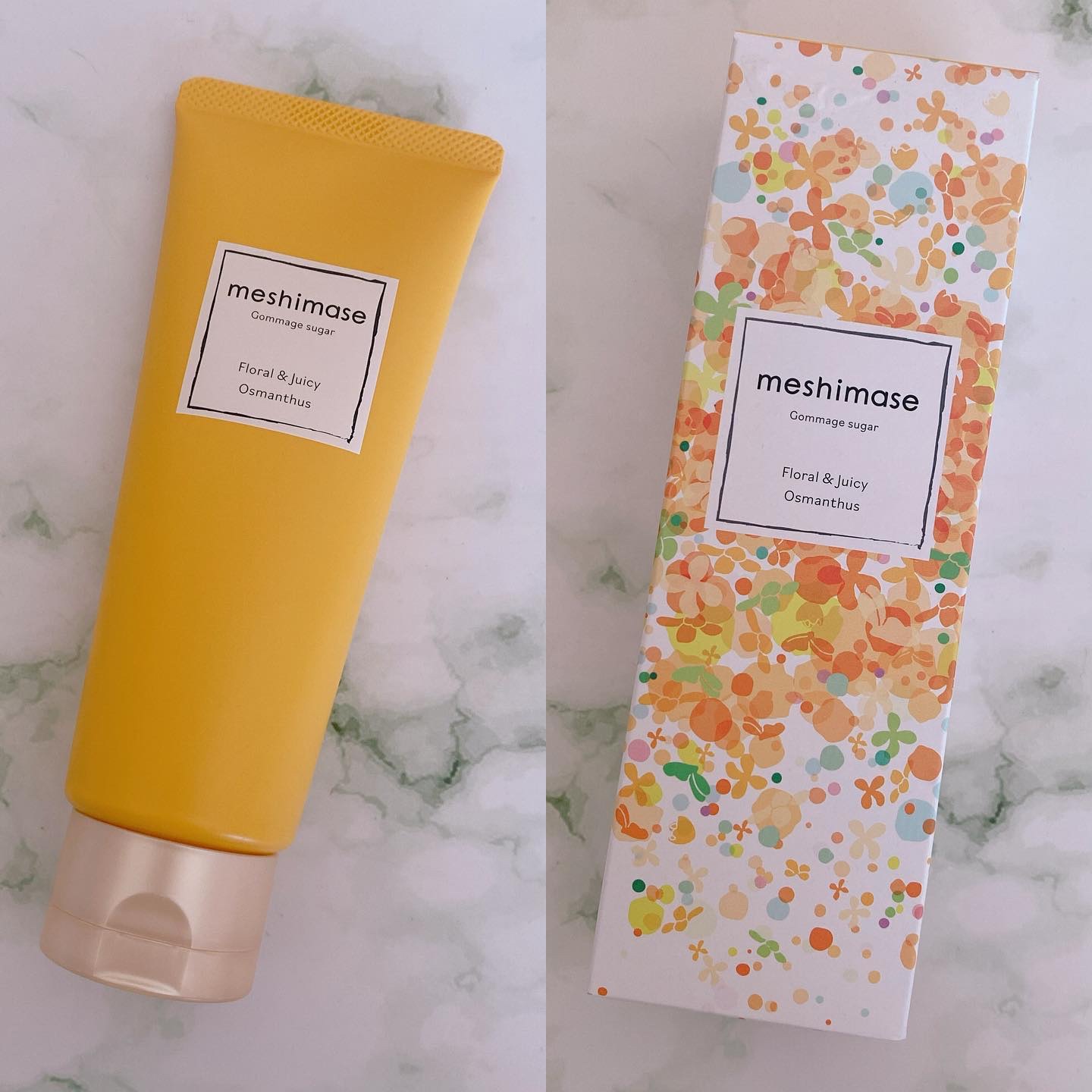 ゴマージュシュガー オスマンサス/meshimase/ボディスクラブを使ったクチコミ（3枚目）