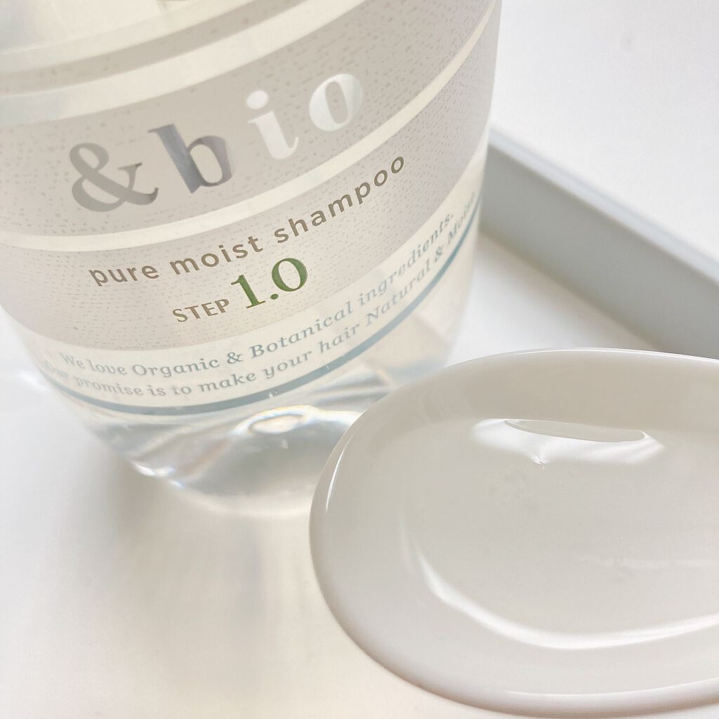 ピュアモイスト シャンプー 1.0／ヘアトリートメント 2.0/&bio/市販シャンプーを使ったクチコミ（2枚目）