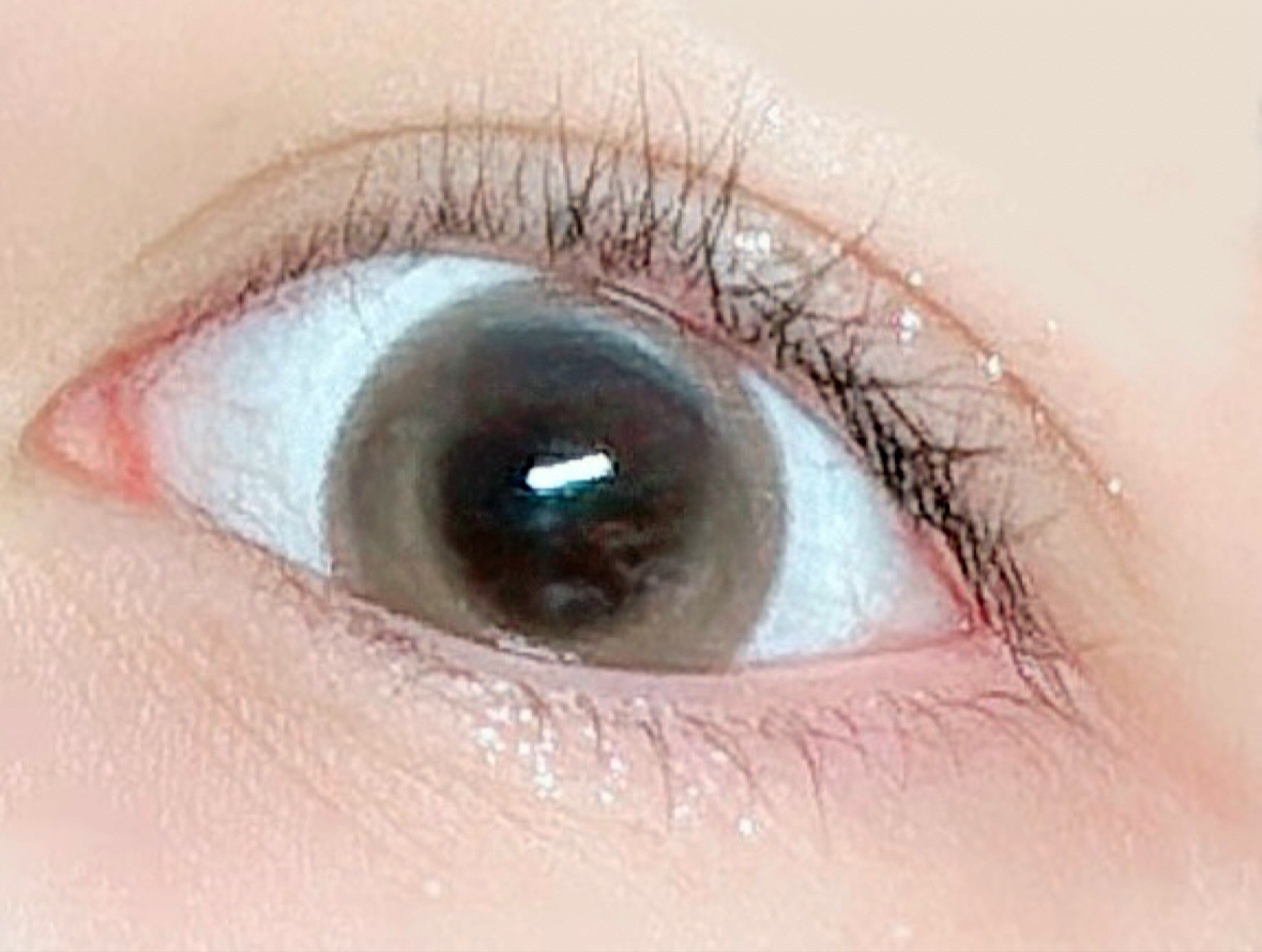 Cherry moon 1Month ブラウン/OLENS/カラーコンタクトレンズを使ったクチコミ（2枚目）