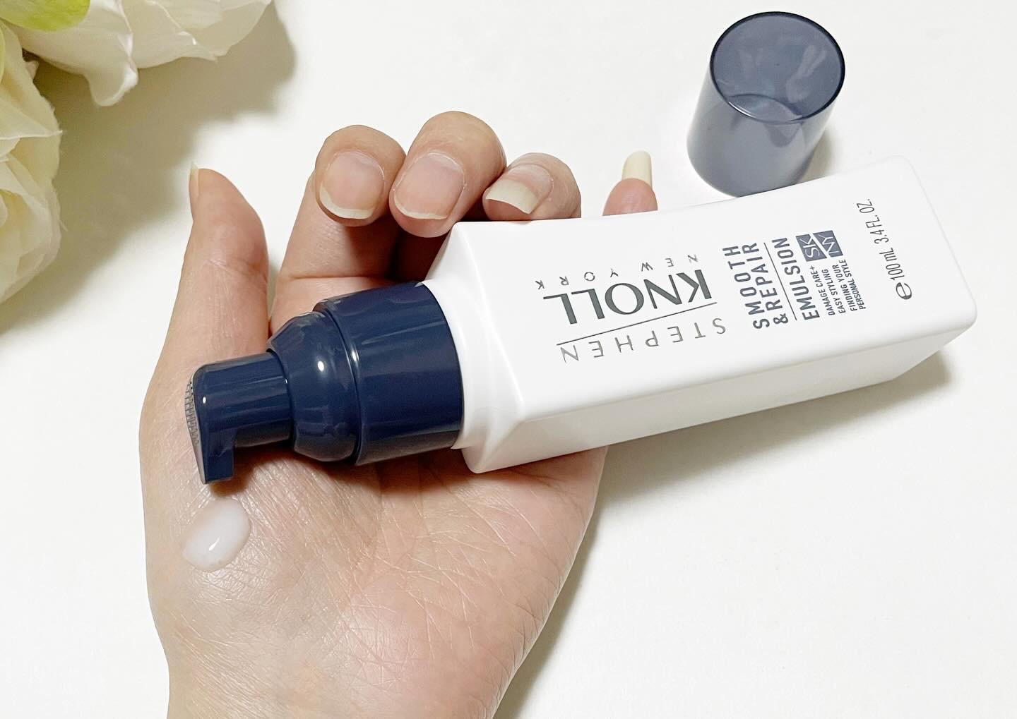 モイスチュアソフニング エマルジョン スムースリペア/スティーブンノル ニューヨーク/ヘアミルクを使ったクチコミ（2枚目）