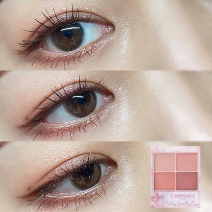 シルキースフレアイズ/キャンメイク/アイシャドウパレットを使ったクチコミ(1枚目)