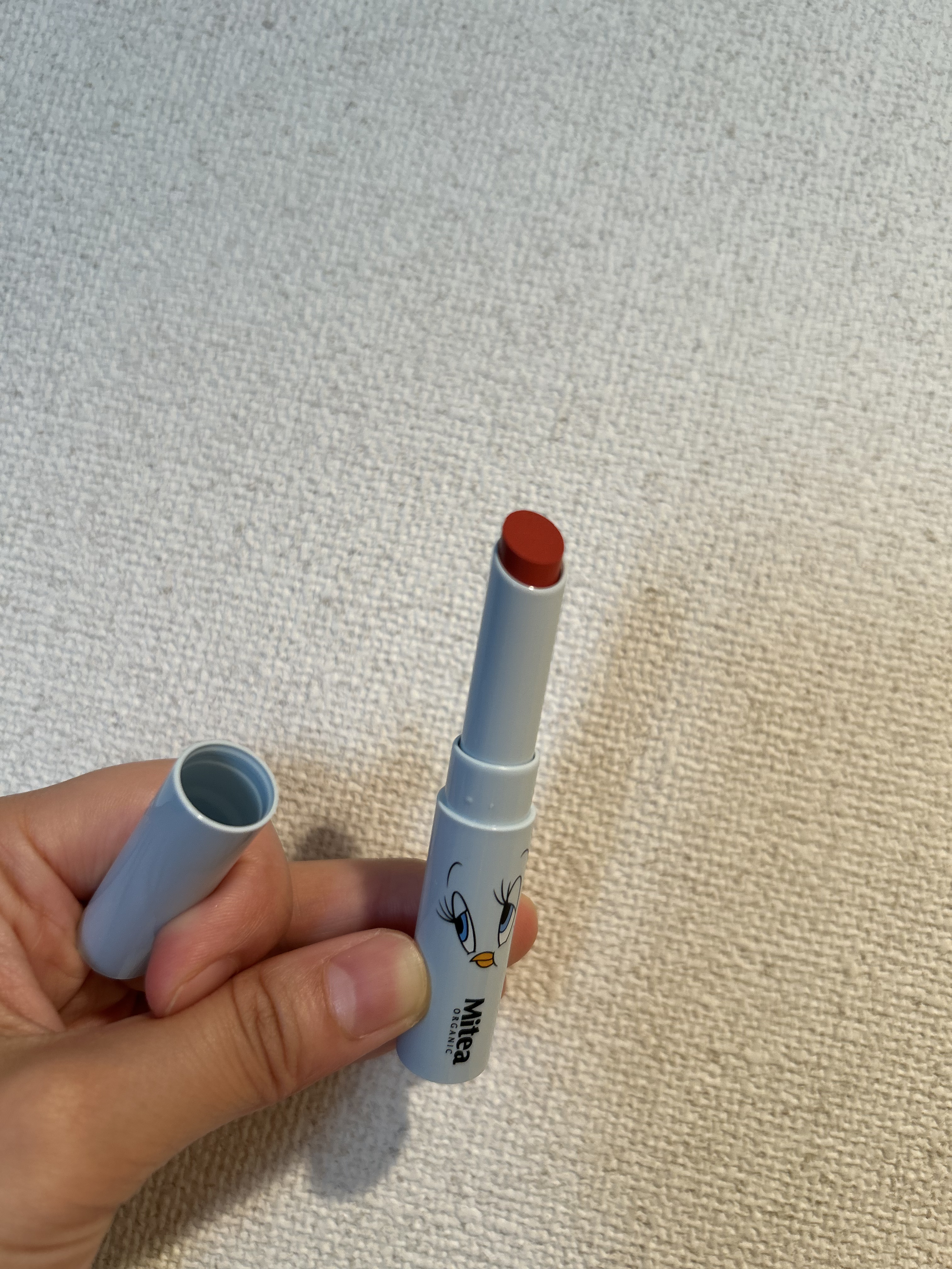 セラムオイルリップスティック /ミティア オーガニック/口紅を使ったクチコミ（3枚目）