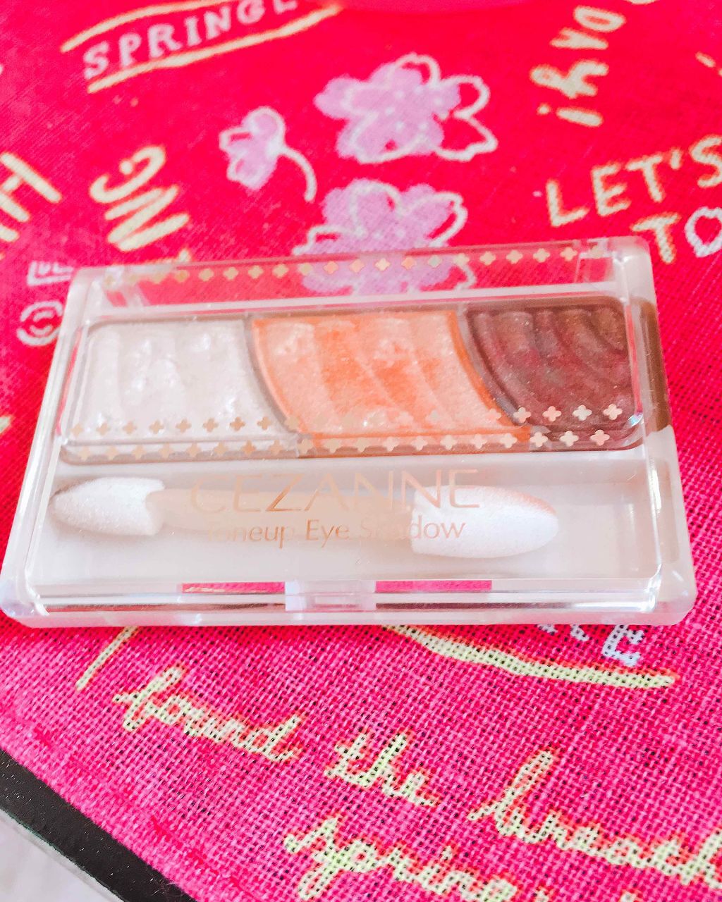 トーンアップアイシャドウ/CEZANNE/アイシャドウパレットを使ったクチコミ(1枚目)