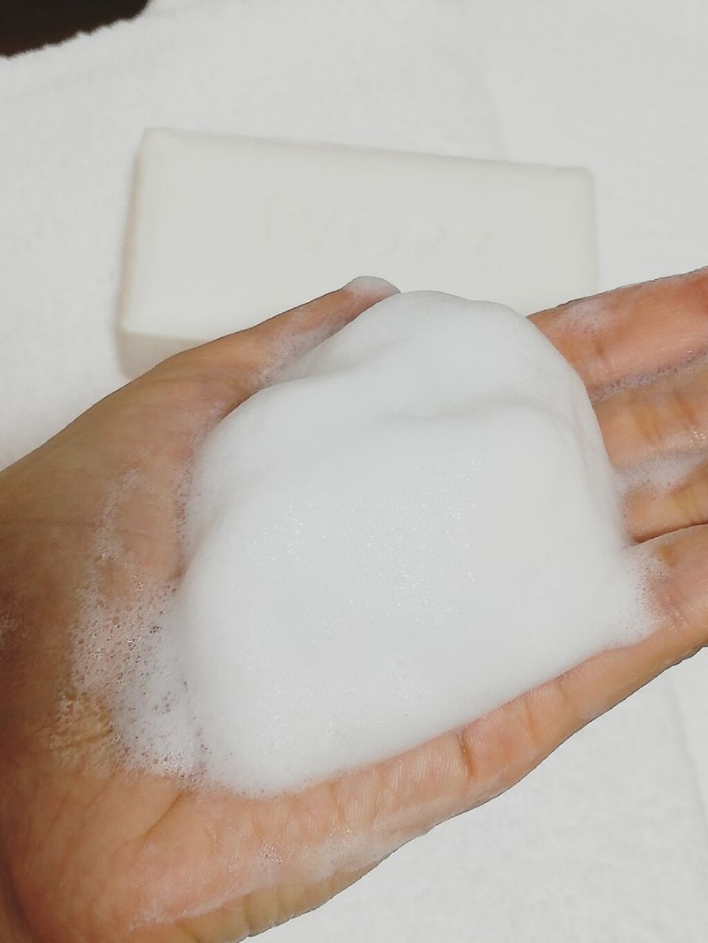 アイボリー石鹸 アロエ/IVORY(アイボリー)/ボディ石鹸を使ったクチコミ（3枚目）