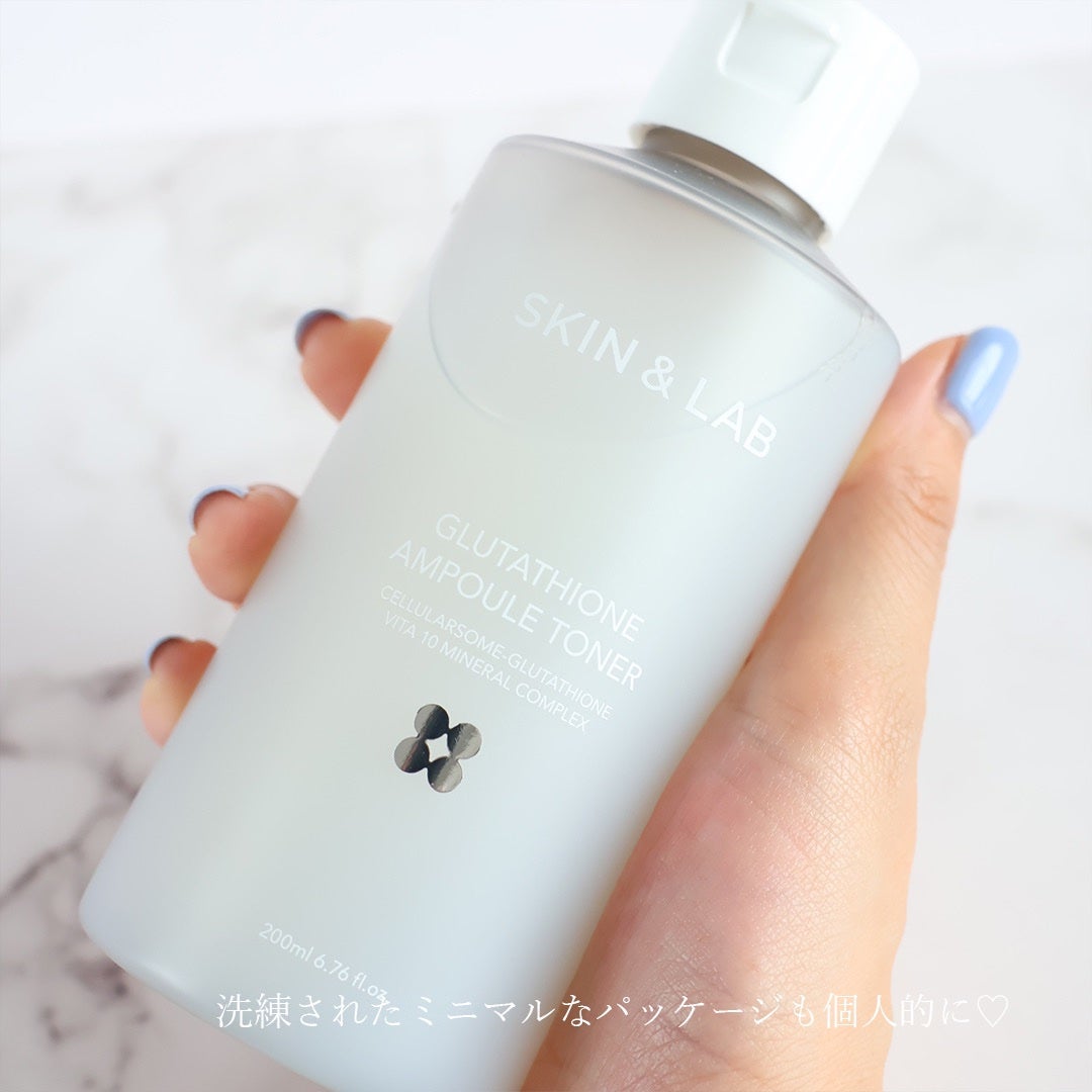 グルタチオンアンプルトナー/SKIN&LAB/化粧水を使ったクチコミ(5枚目)