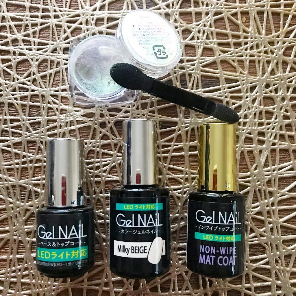 ジェルネイル（ライト対応）/セリア/ジェルネイルを使ったクチコミ（1枚目）