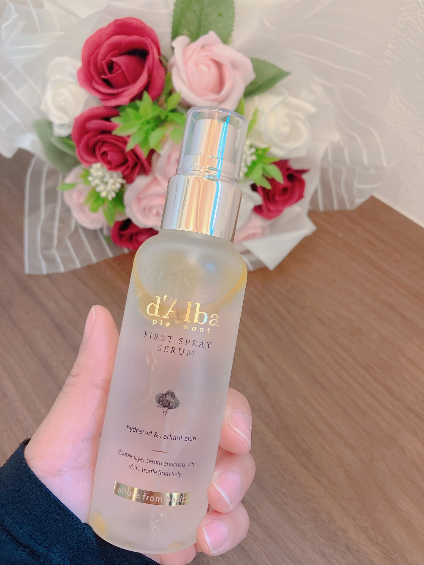 ダルバ ホワイトトリュフファーストスプレーセラム/ダルバ/ミスト状化粧水を使ったクチコミ(2枚目)