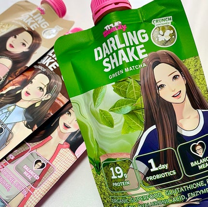 Rちゃん/美容レポ on LIPS 「大人気漫画♡女神降臨とダーリンシェイクのコラボプロテイン🥛❤️..」(4枚目)