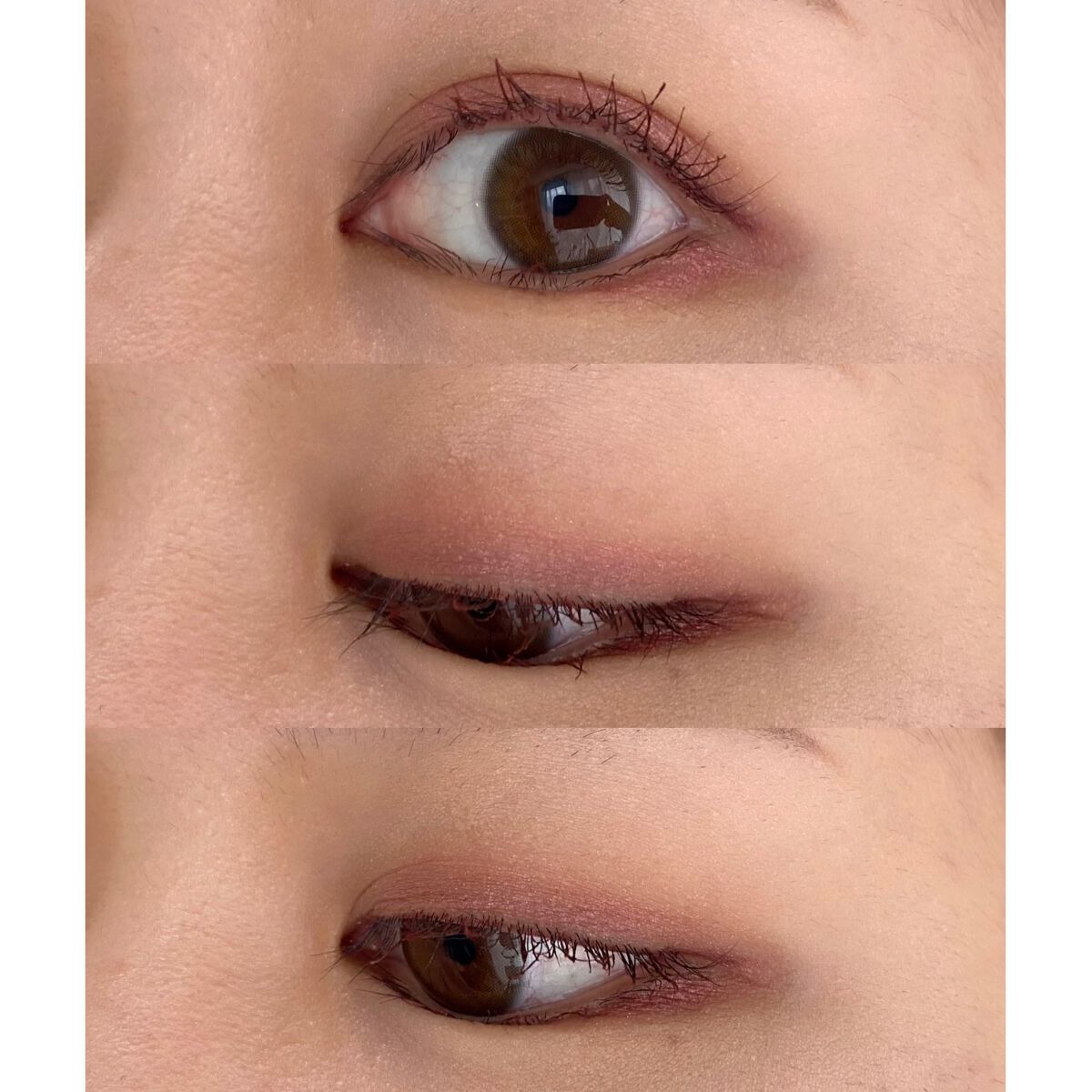 グリームオンフィットシャドウ/excel/スティックアイシャドウを使ったクチコミ（3枚目）