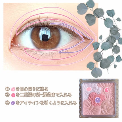 グロウフルールチークス 01 ピーチフルール/キャンメイク/パウダーチークを使ったクチコミ(2枚目)