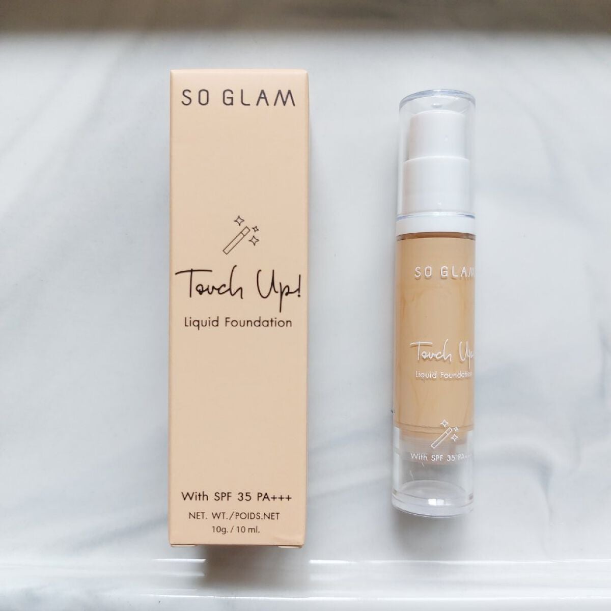 タッチアップリキッドファンデーション/SO GLAM/リキッドファンデーションを使ったクチコミ(1枚目)