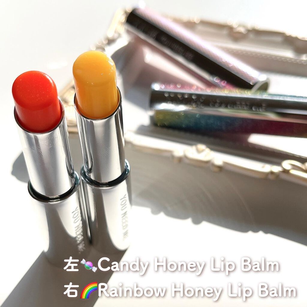 YNM  レインボーハニーリップバーム/YNM/リップバームを使ったクチコミ（2枚目）