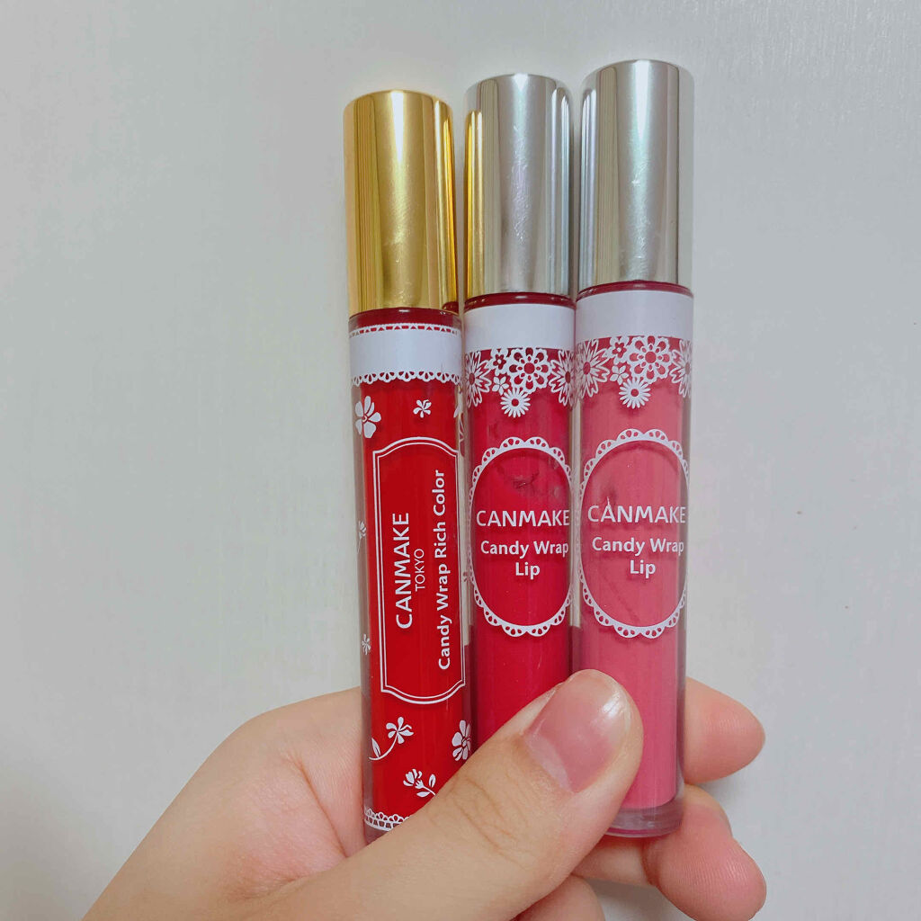 キャンディラップリップ No.01 シュガーラブ/キャンメイク/リップグロスを使ったクチコミ（1枚目）