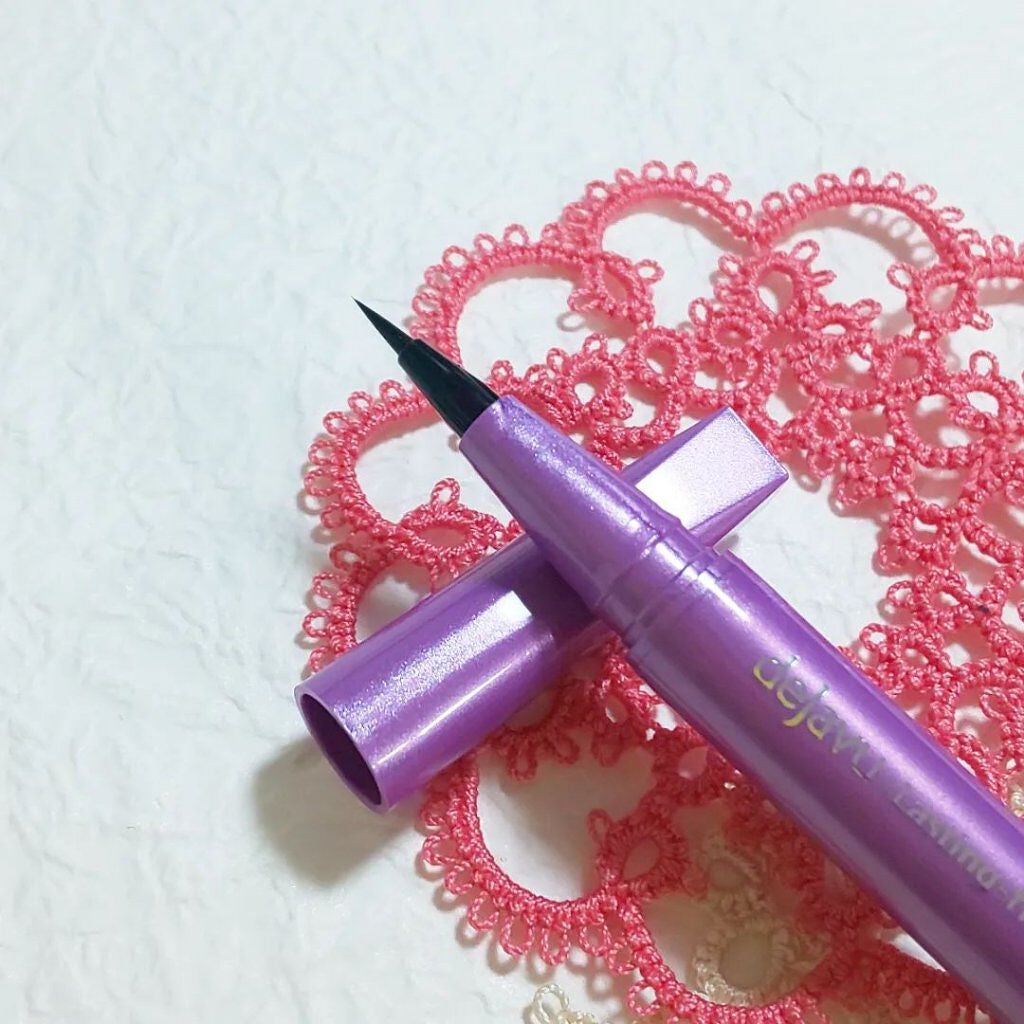 「密着アイライナー」ショート筆リキッド/デジャヴュ/リキッドアイライナーを使ったクチコミ(2枚目)