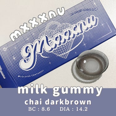 Mxxxnu 1month milk gummy/Mxxxnu/１ヶ月（１MONTH）カラコンを使ったクチコミ（1枚目）