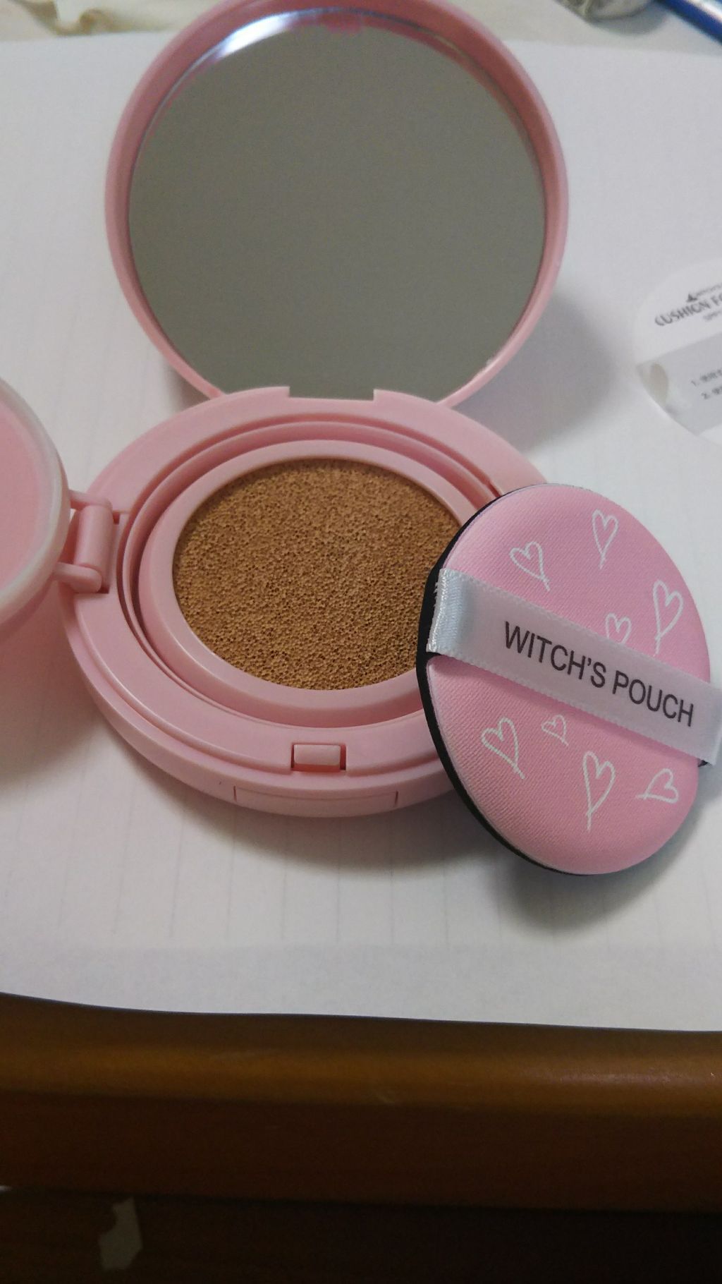 モイスチャーライズ カバー クッション/Witch's Pouch/クッションファンデーションを使ったクチコミ（3枚目）
