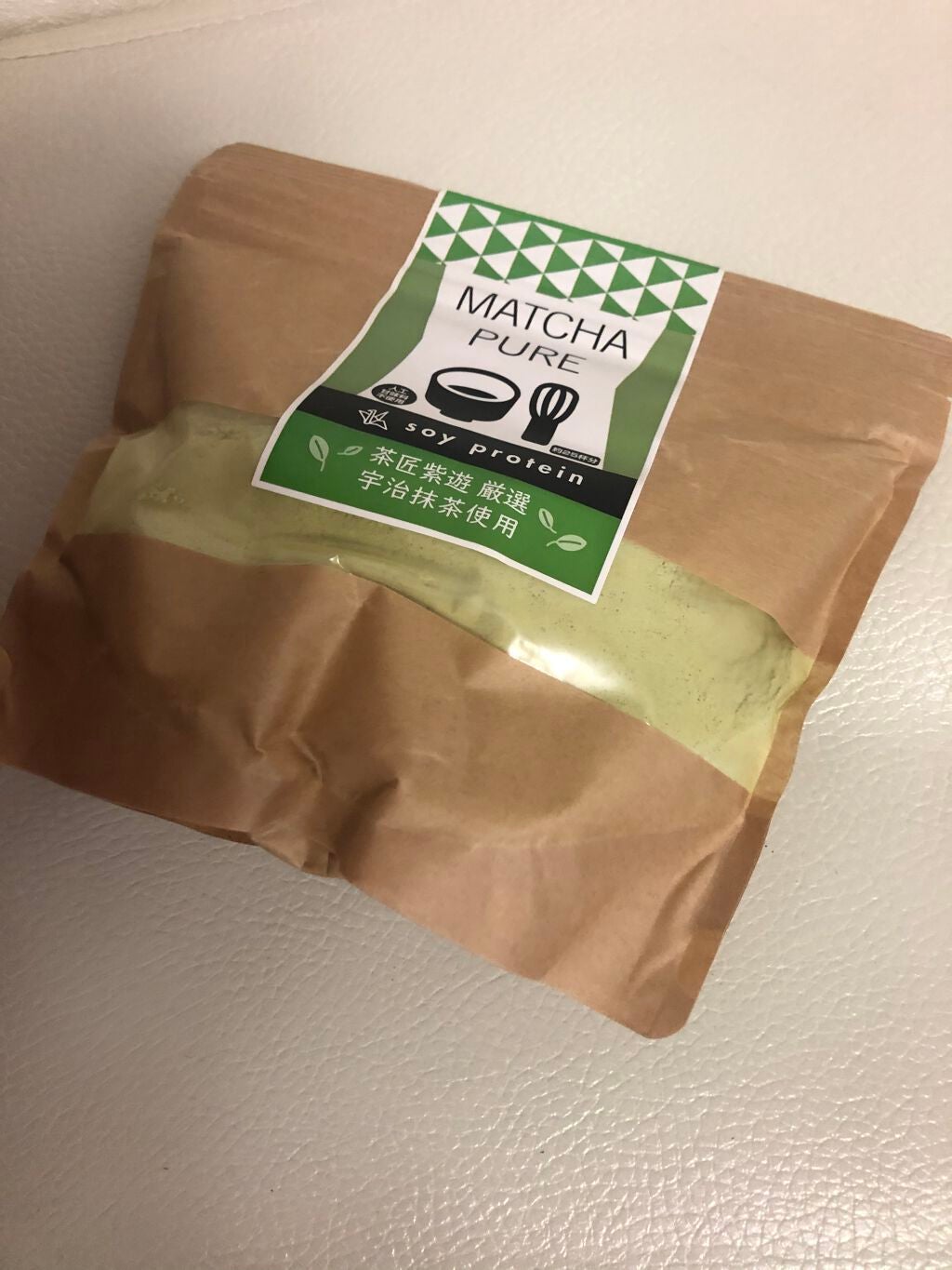 MATCHA PURE(プロテインパウダー)/ピュアパートナー/ソイプロテインを使ったクチコミ(2枚目)