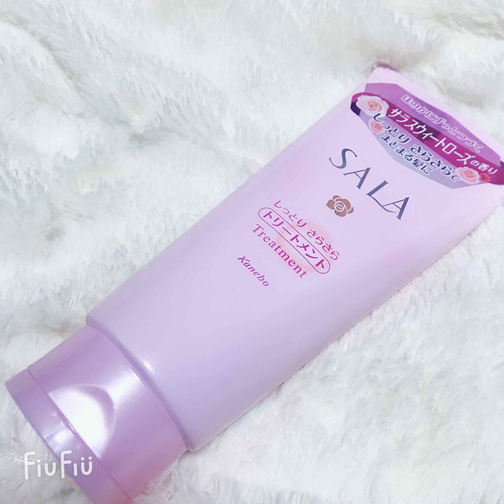 ヘアトリートメント しっとりさらさら(サラ スウィートローズの香り)/SALA/洗い流すヘアトリートメントを使ったクチコミ(1枚目)