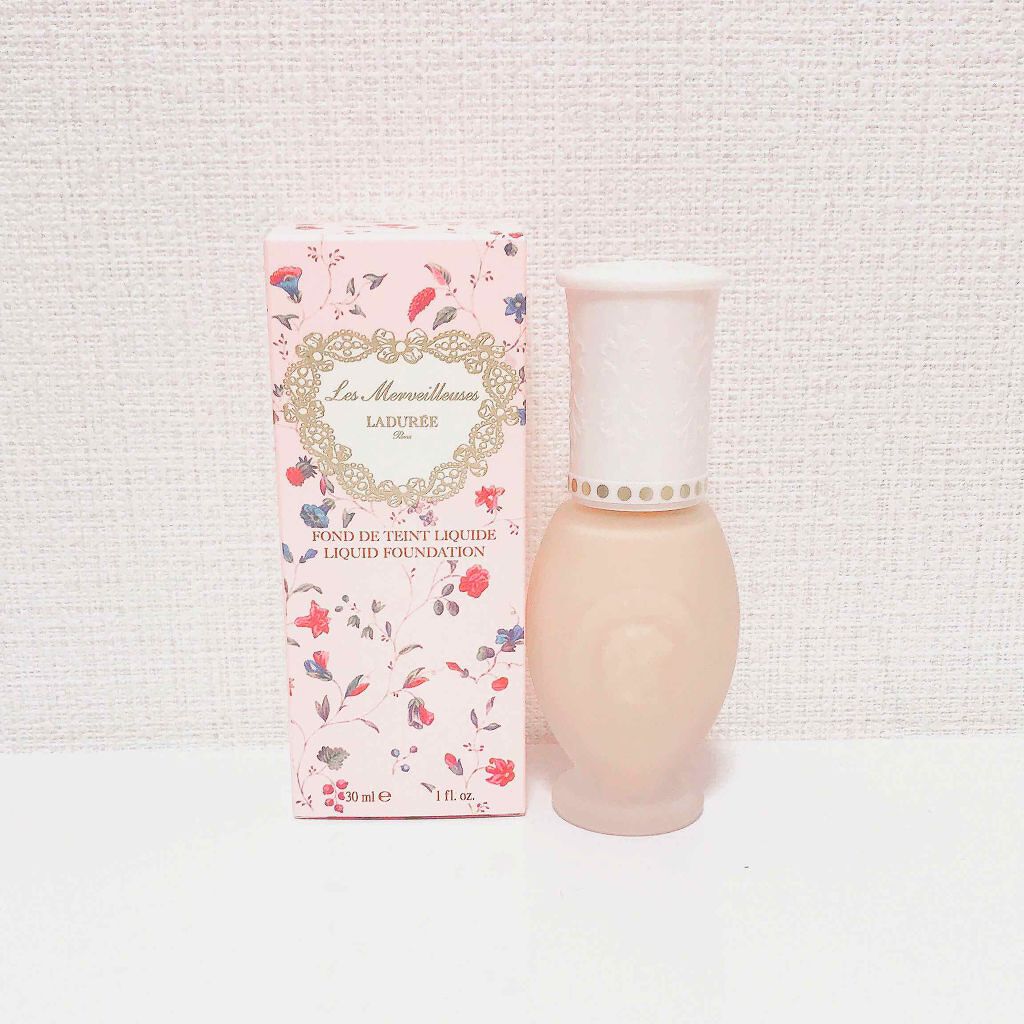リクイド ファンデーション/レ・メルヴェイユーズ ラデュレ/リキッドファンデーションを使ったクチコミ（1枚目）