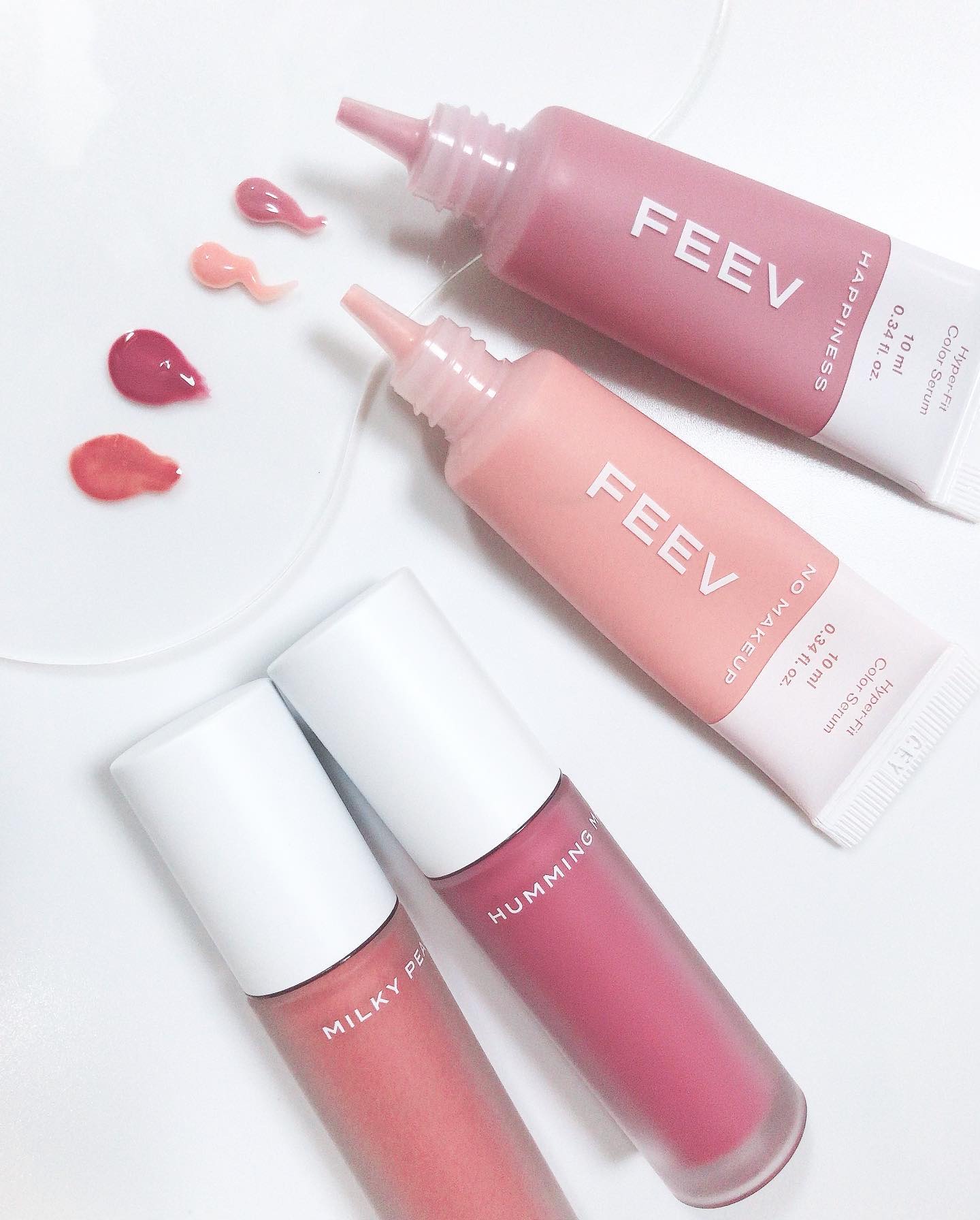 カラーセラム ノーメイクアップ/FEEV/リキッドチークを使ったクチコミ（1枚目）