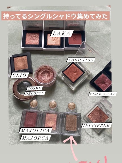 ジャストアイシャドウ/Laka/単色アイシャドウを使ったクチコミ(1枚目)