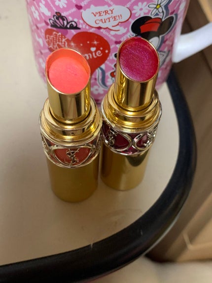 ルージュ ヴォリュプテ シャイン/YVES SAINT LAURENT BEAUTE/口紅を使ったクチコミ(1枚目)