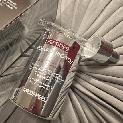 MEDIPEEL ペプチド9ボリュームバイオトックスアンプルのクチコミ「MEDIPEEL
ペプチド9ボリュームバイオトックスアンプル
100ml
¥2900
美容液.....」(3枚目)