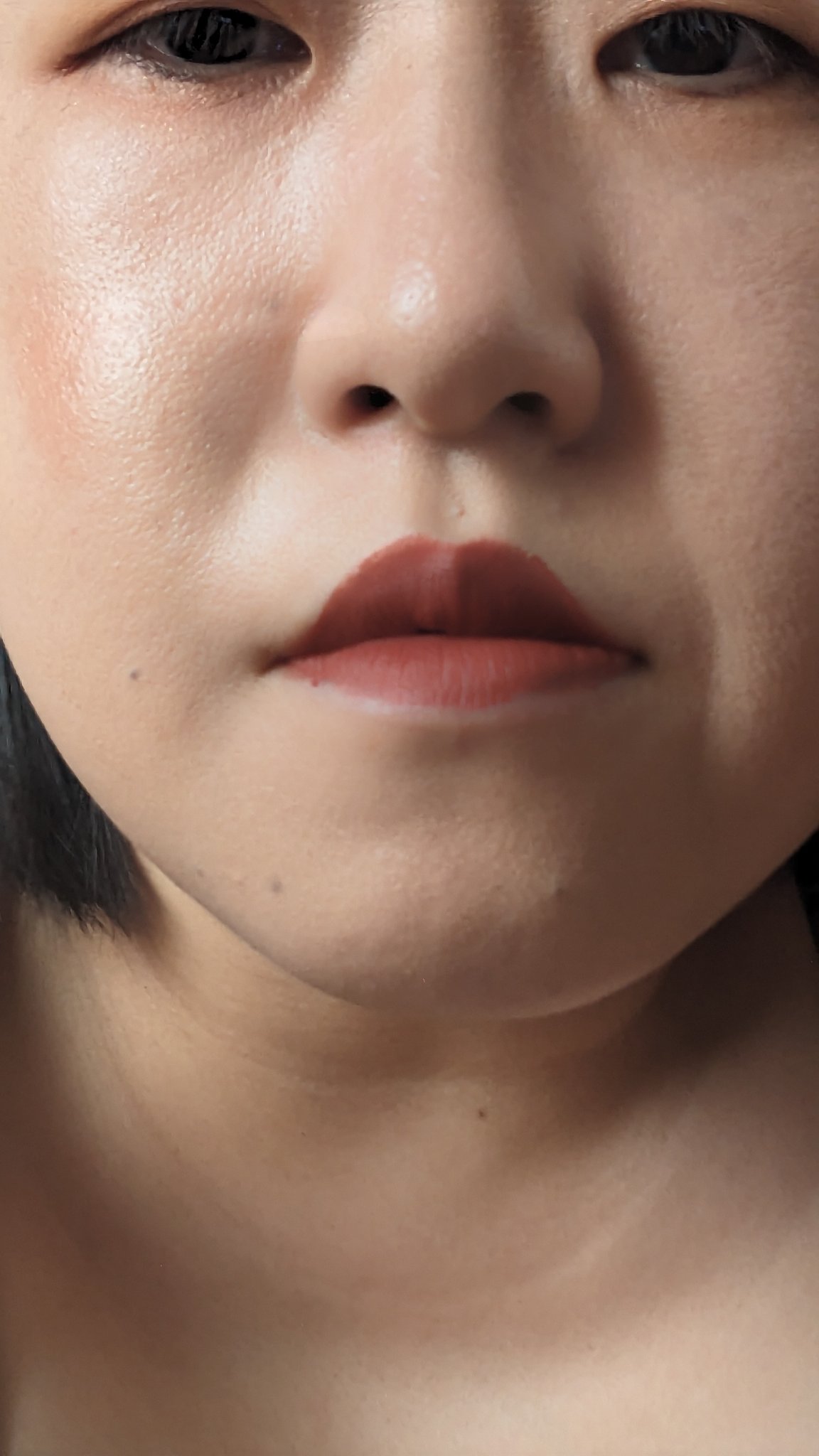 ミルクティーベルベットティント 07 ローズティー/rom&nd/リップティントを使ったクチコミ（1枚目）