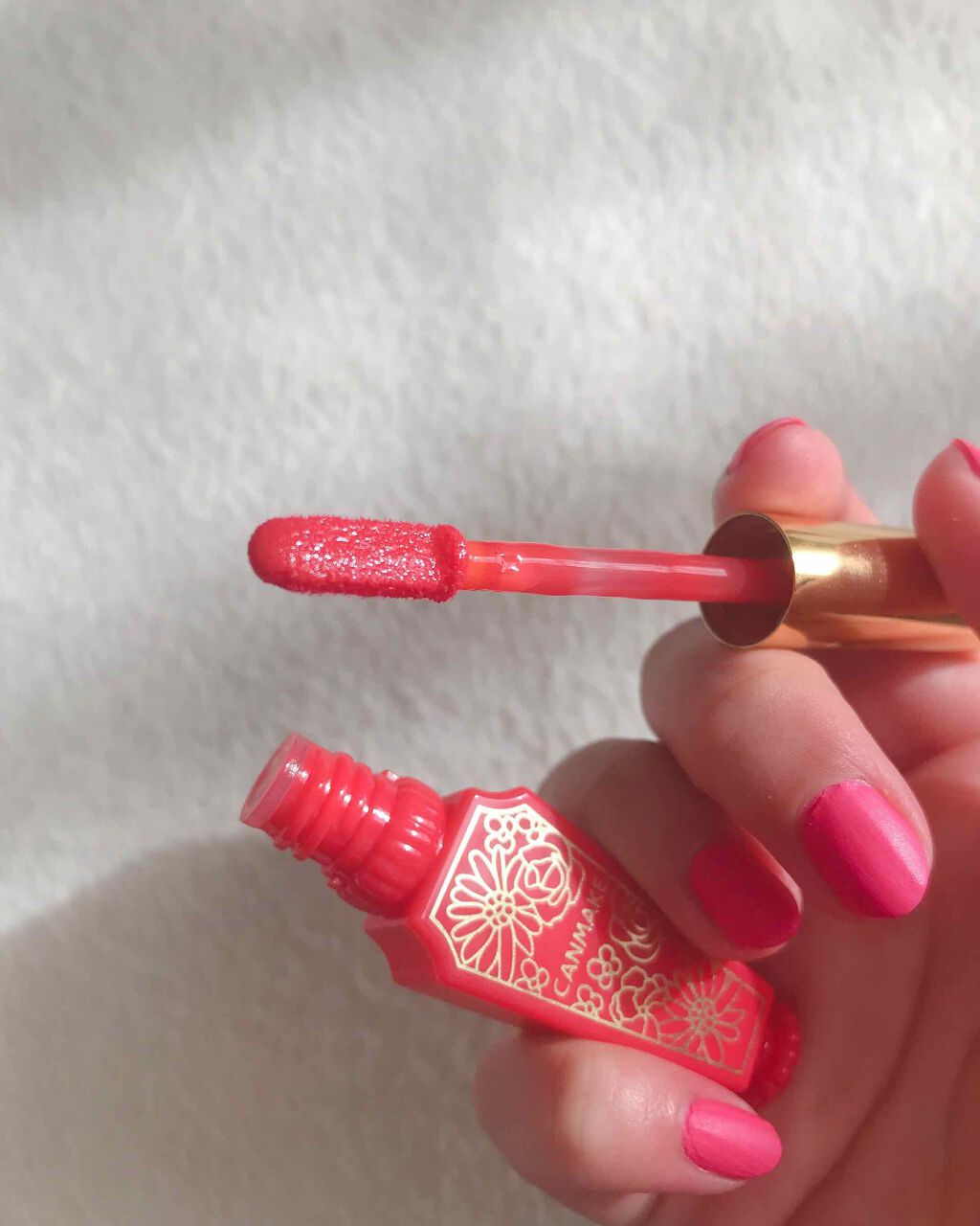 リップティントシロップ/キャンメイク/リップティントを使ったクチコミ（2枚目）