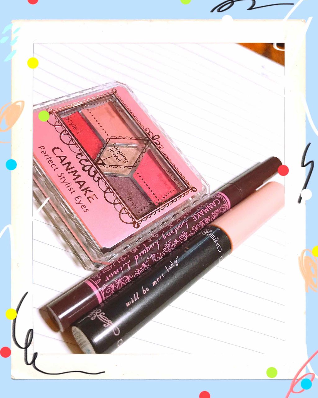 【旧品】パーフェクトスタイリストアイズ/キャンメイク/アイシャドウパレットを使ったクチコミ(2枚目)